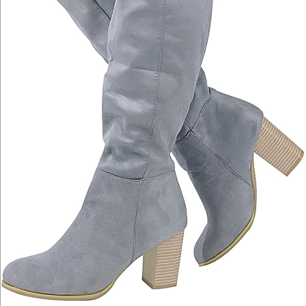 Grey Women’s Knee High Boots, size 7.5